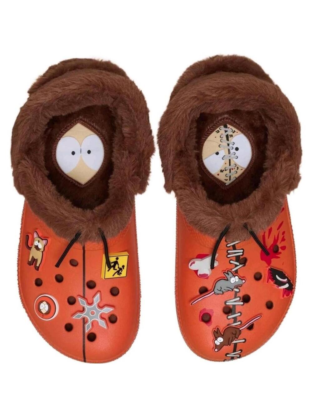 Men’s 9, Womens 11 Crocs South Park Kenny Fuzz Lined Clog